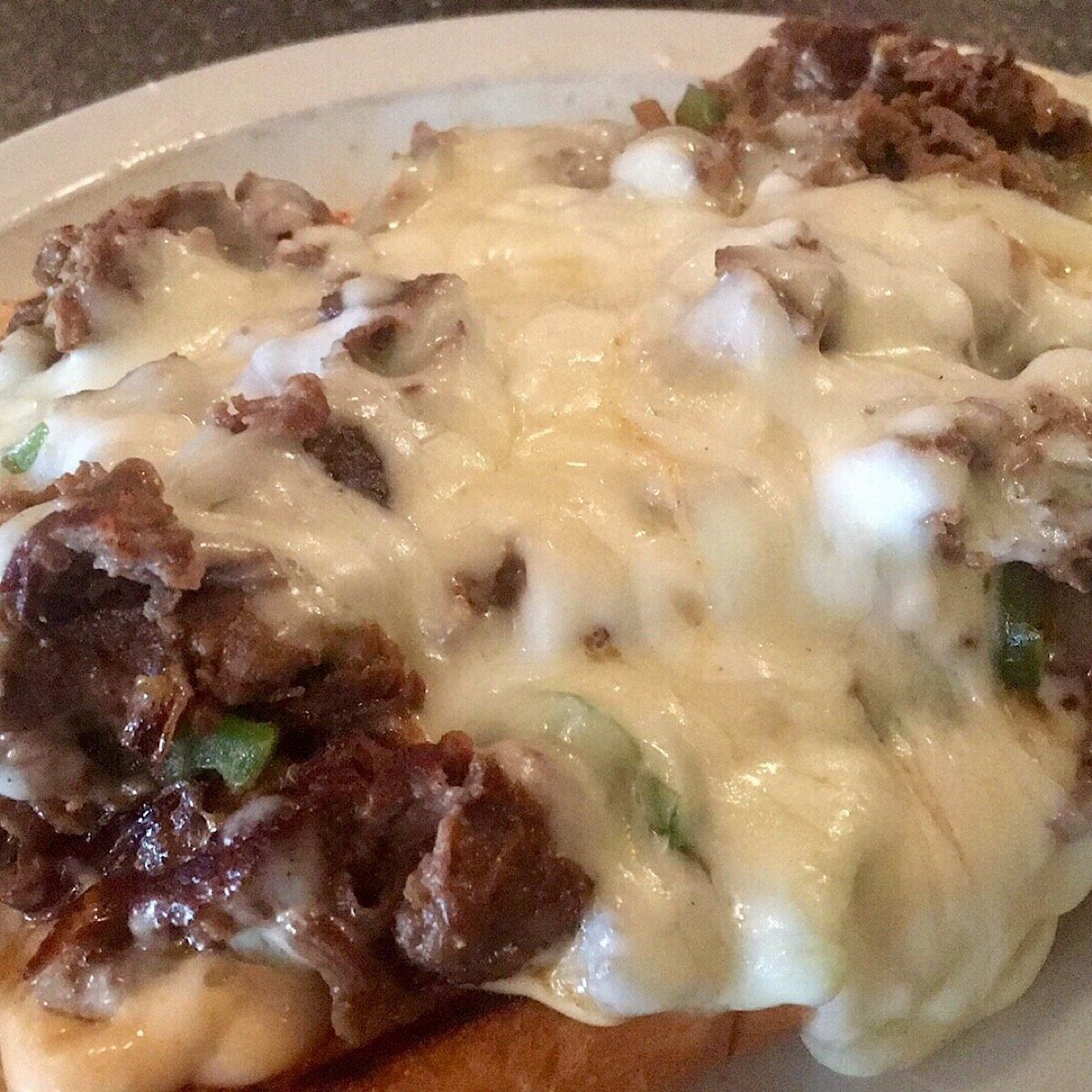 Chicago/Philly Cheese Steak Sandwich.
