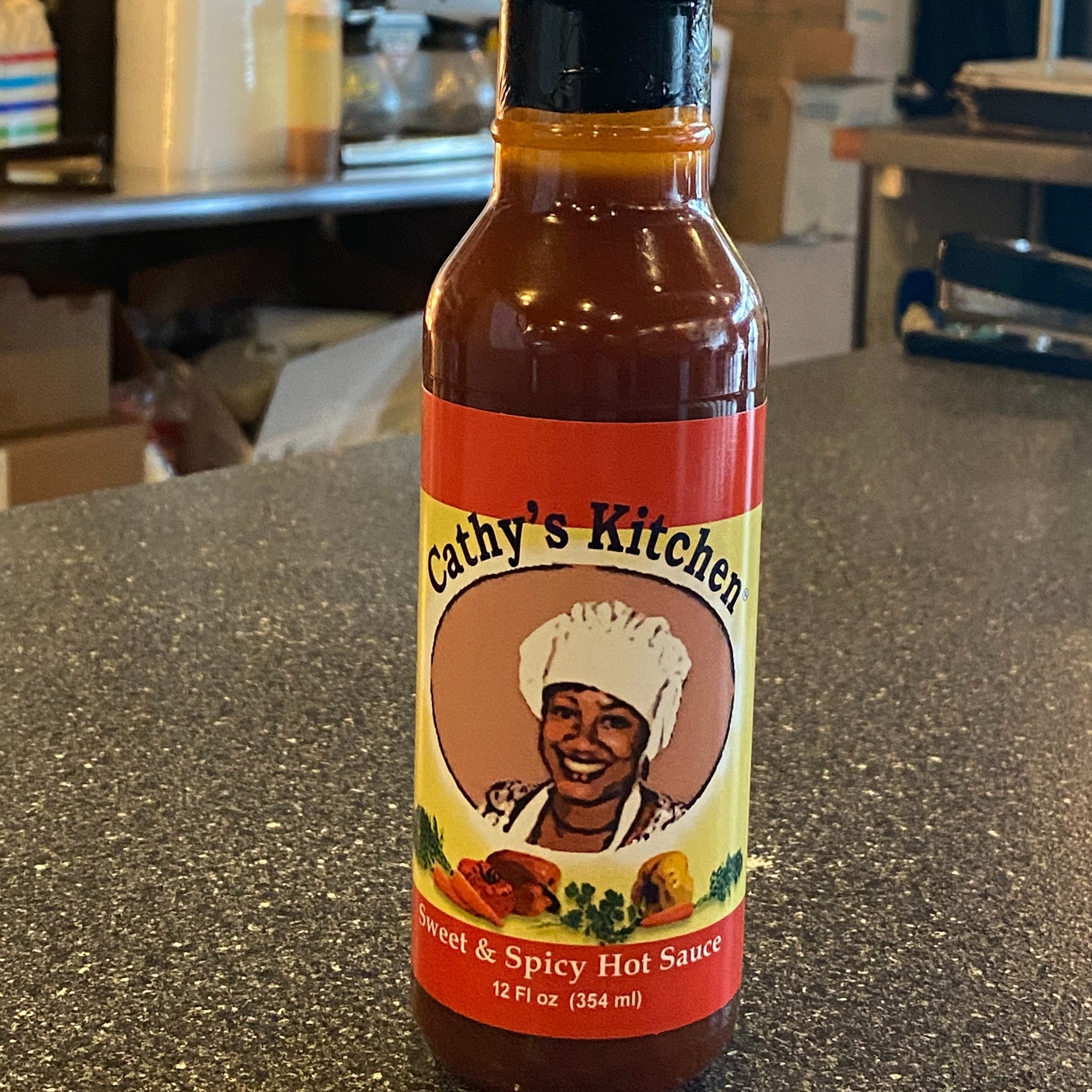 Sweet and Spicy Hot Sauce - 12 Oz Bottle.