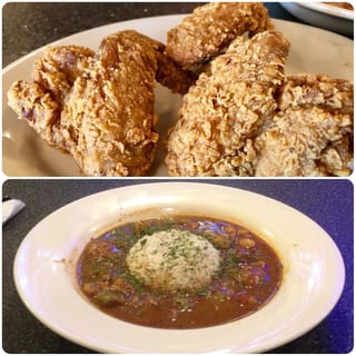 3 Whole Wings & Cup of Gumbo