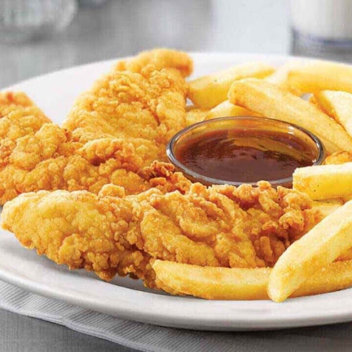 Kids Chicken Tenders & Fries.
