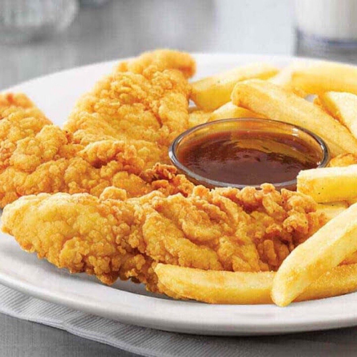 Kids Chicken Tenders & Fries.
