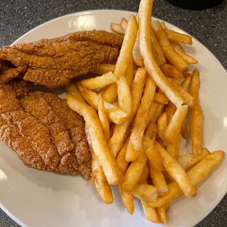 2 Catfish Fillets & Fries