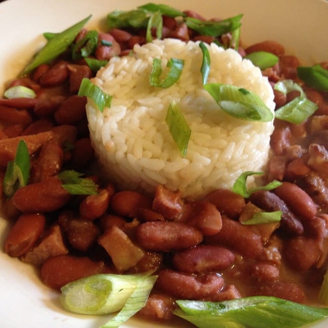 Cup of Red Beans and Rice.