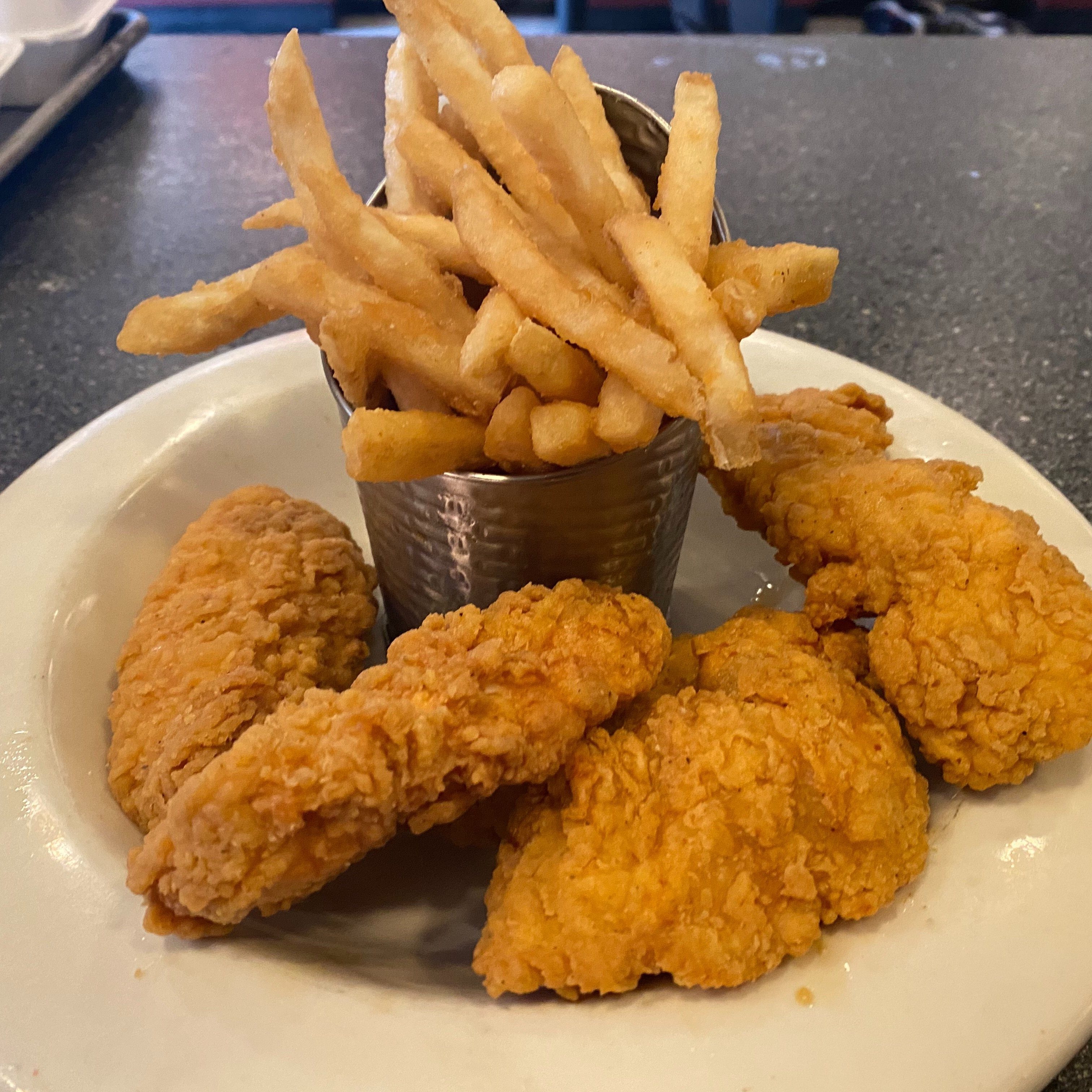 Chicken Tender Platter.