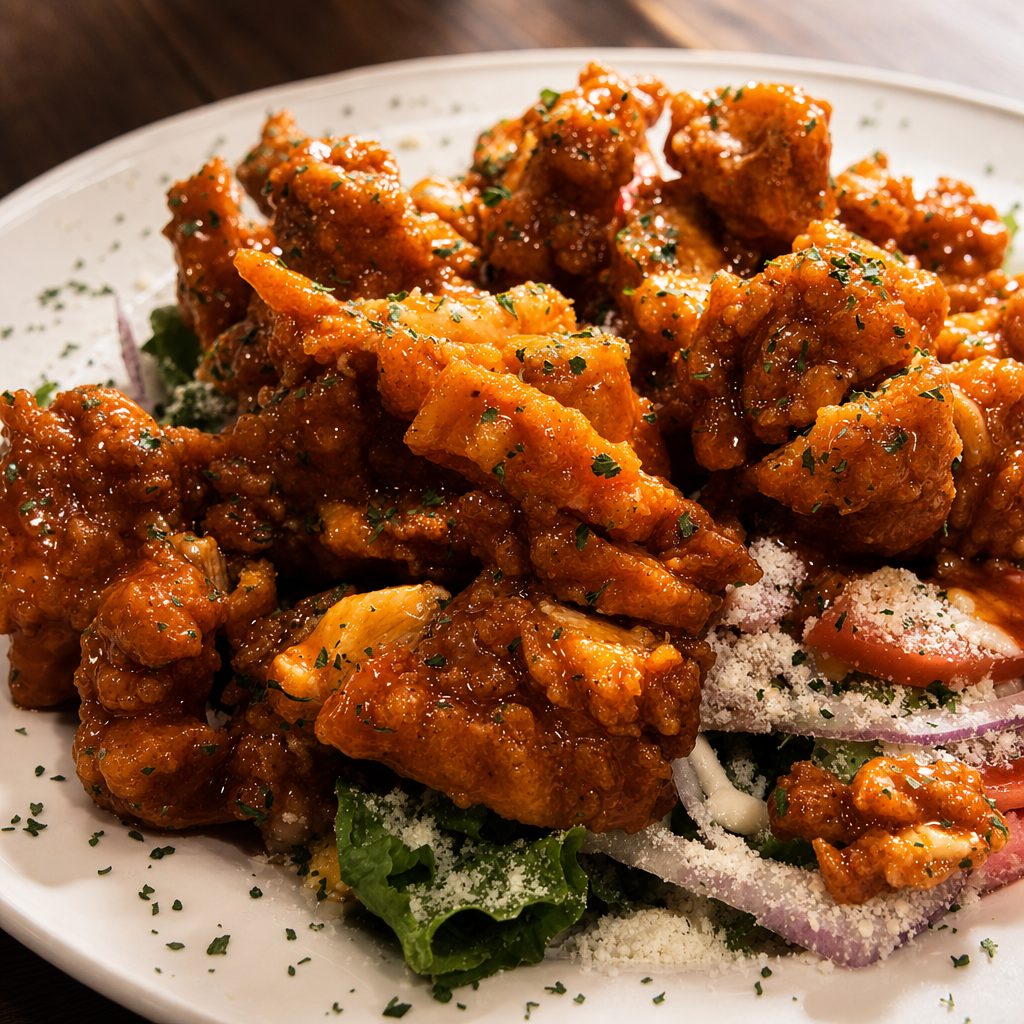 Sweet & Spicy Salad.