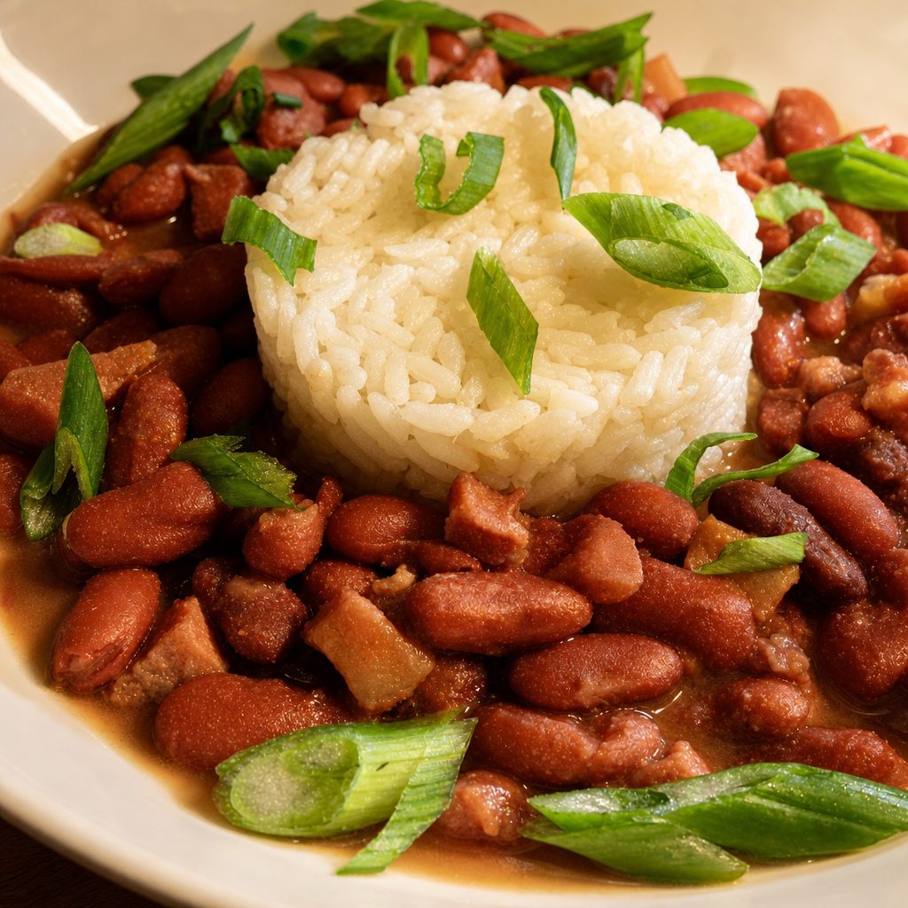 Cup of Red Beans and Rice.
