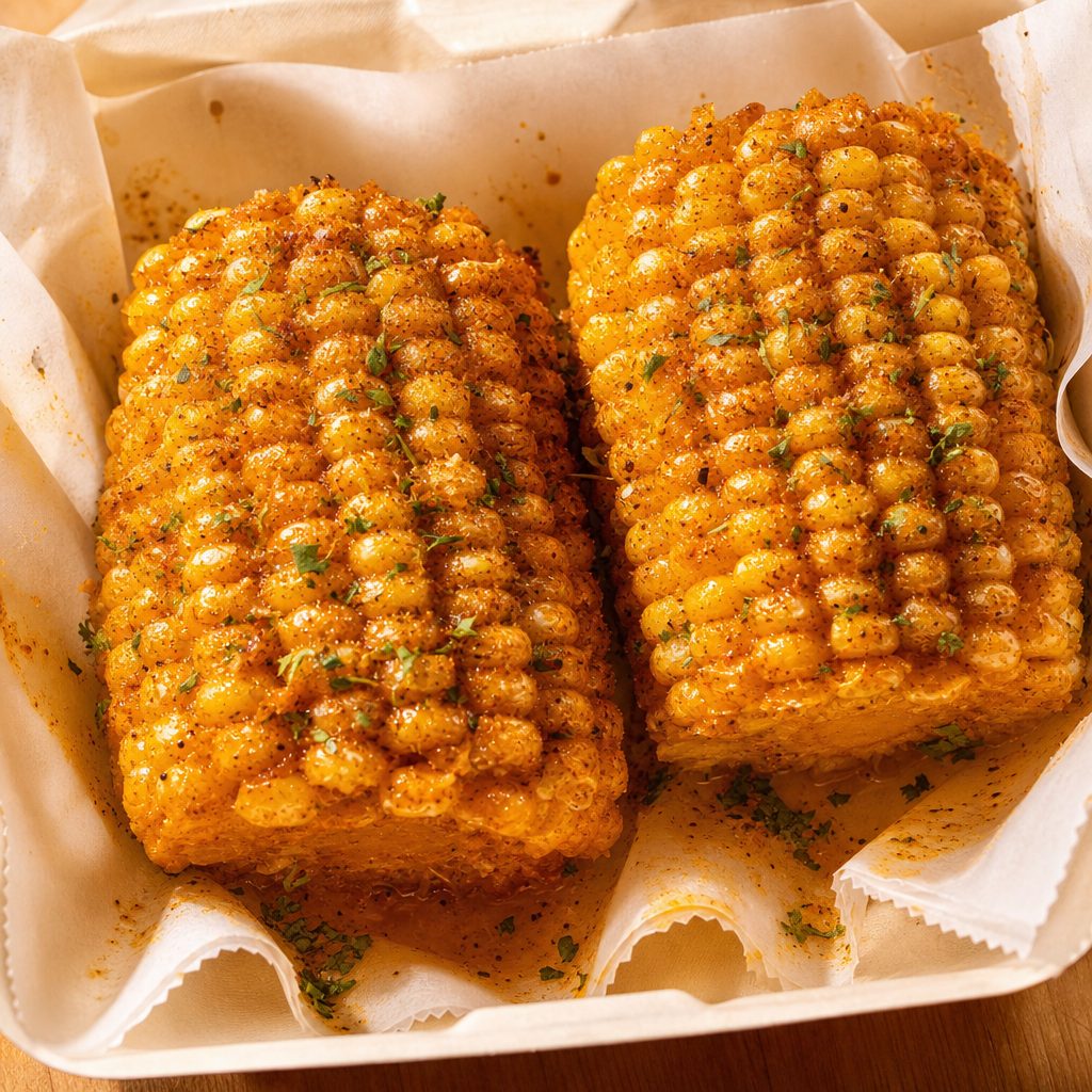 Fried BBQ Corn.