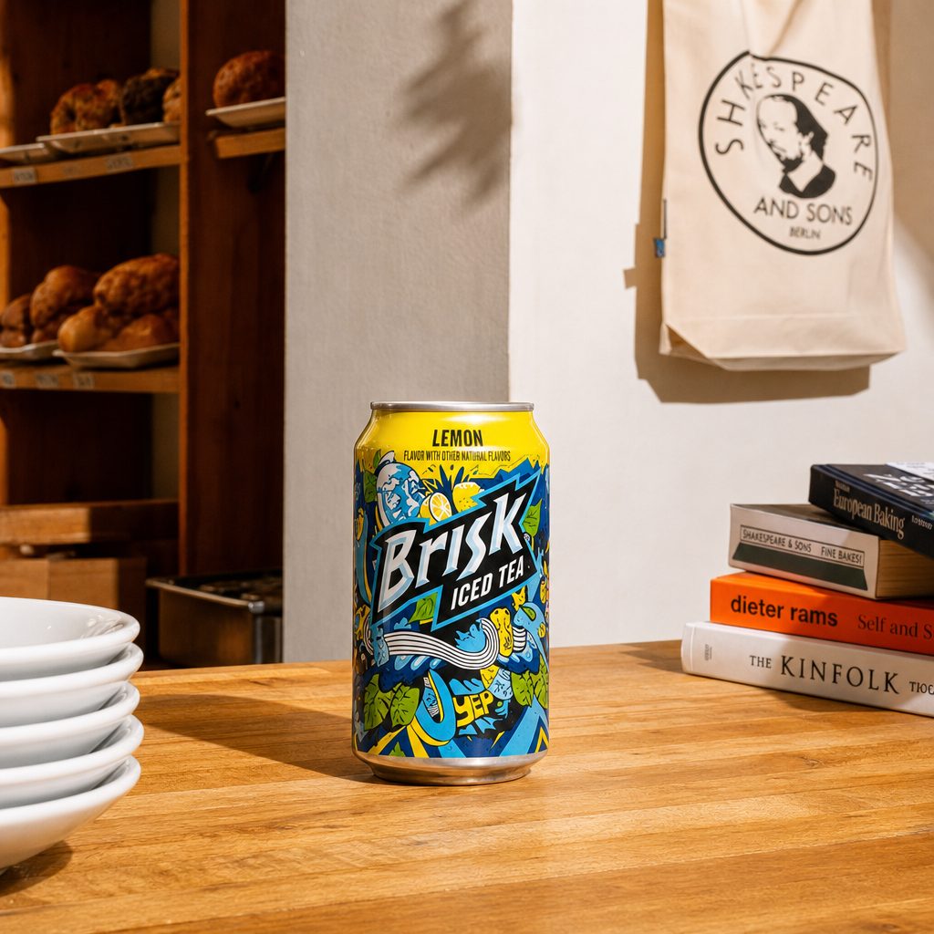 Lemon Brisk Ice Tea.