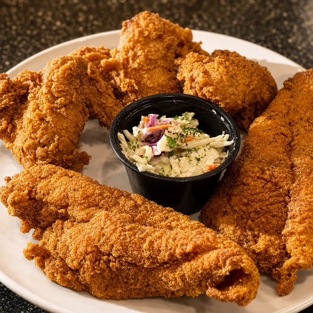 Chicken & Fish Combo.