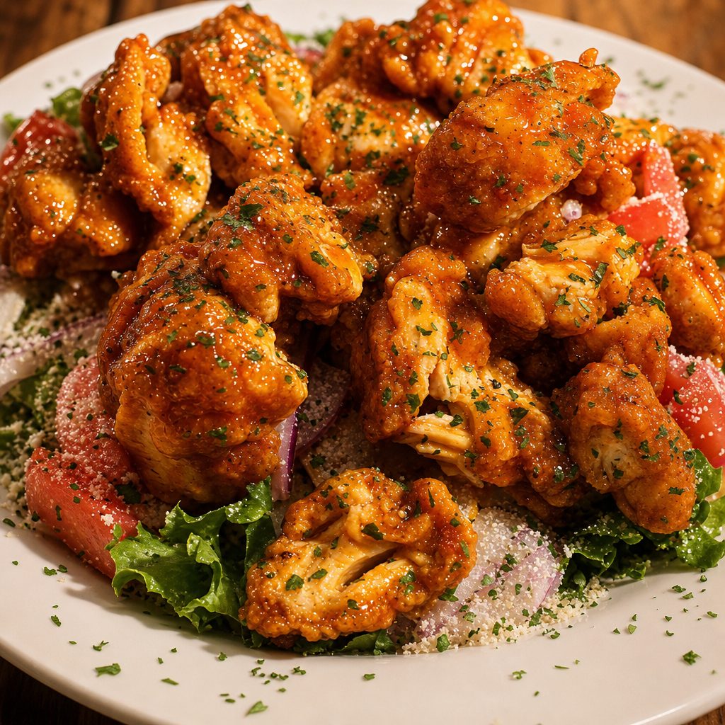 Sweet & Spicy Salad.