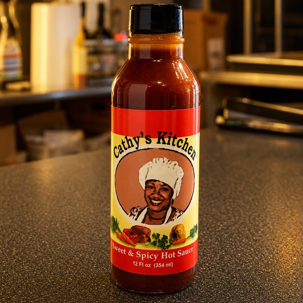 Sweet and Spicy Hot Sauce - 12 Oz Bottle.