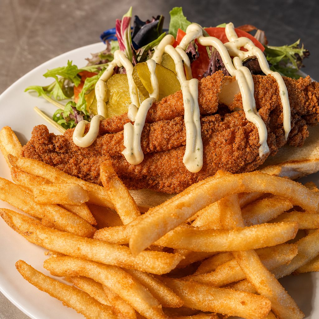 Catfish Fillet Sandwich.