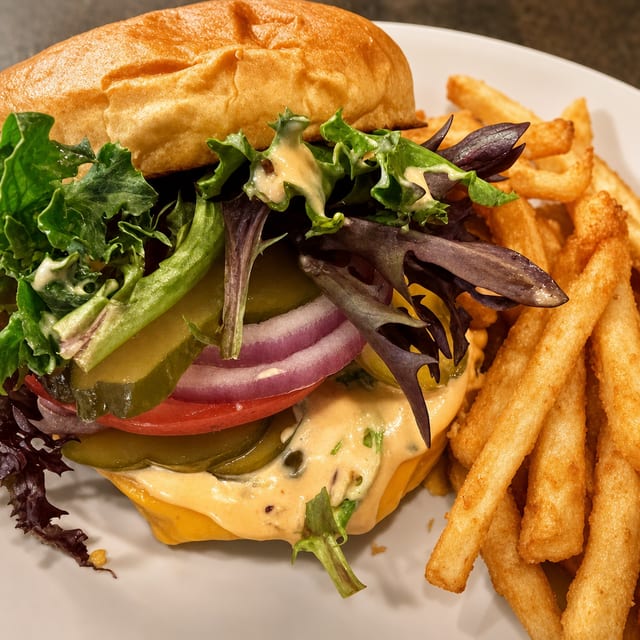 The Ultimate Double Cheese Smash Burger.