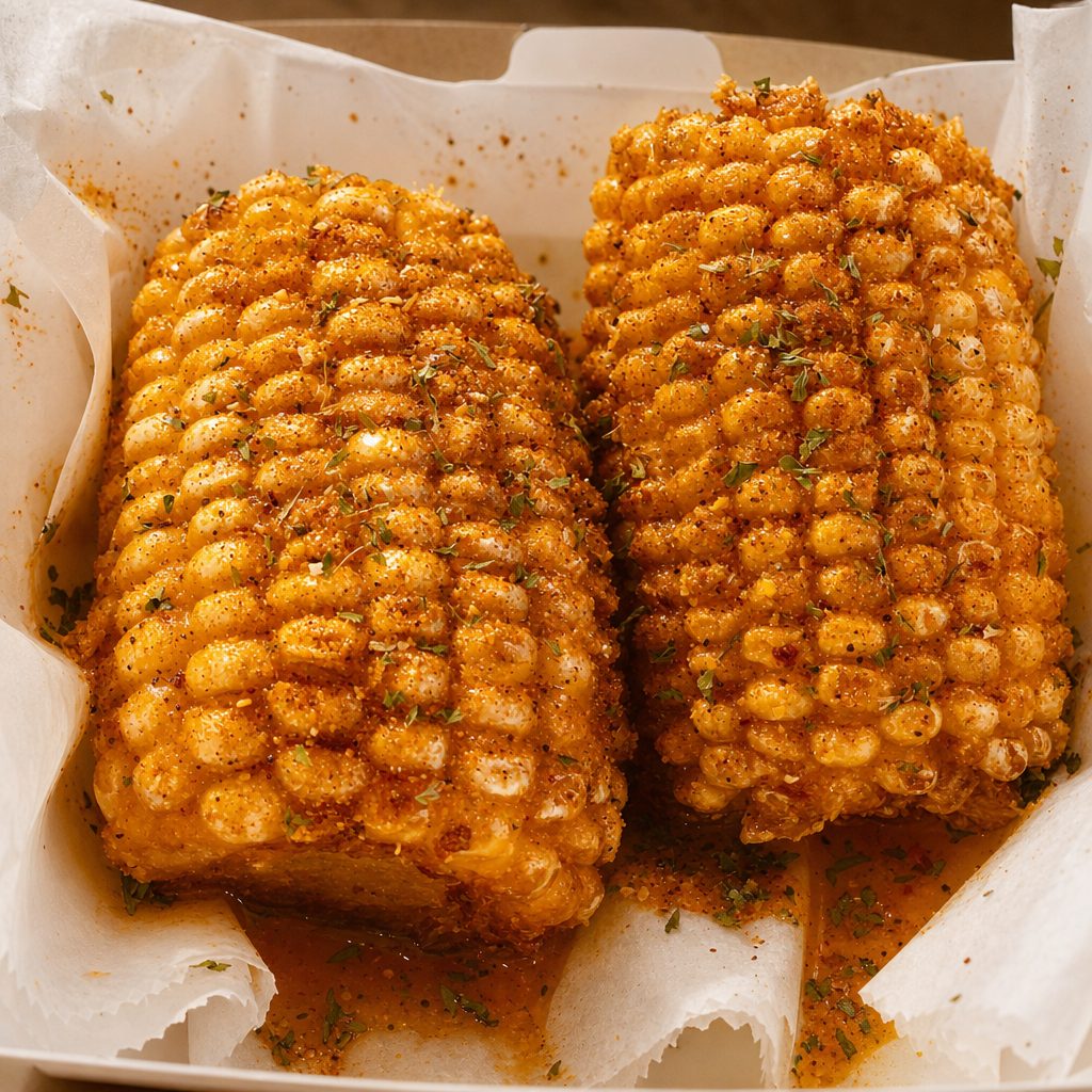 Fried BBQ Corn.